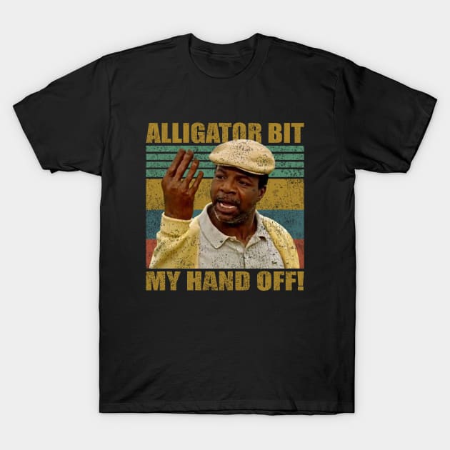 Alligator Bit My Hand Off T-Shirt by danterjad